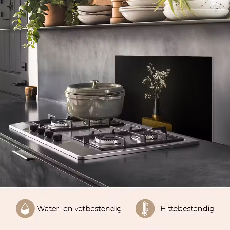 Spatscherm keuken - Bloembollen - Wit - Vaas - Minimalistisch — 7