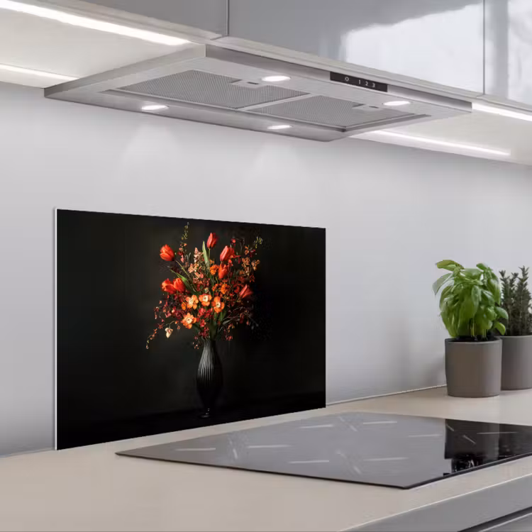Spatscherm keuken - Bloemen - Takken - Boeket — 5