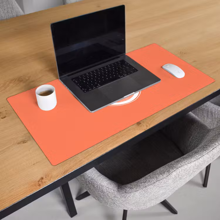 Bureau onderlegger - Watermeloen - Lijnen - Koraalrood — 2