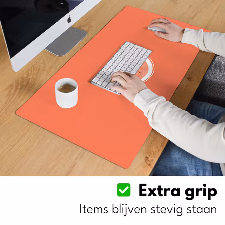 Bureau onderlegger - Watermeloen - Lijnen - Koraalrood — 5