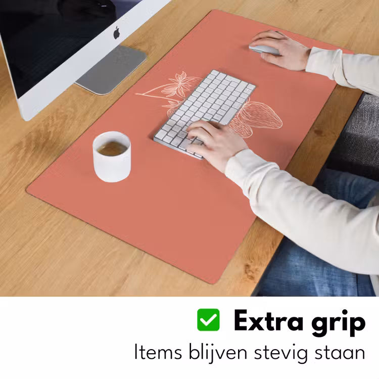 Bureau onderlegger - Minimalistisch - Illustratie - Aardbei - Tak — 5
