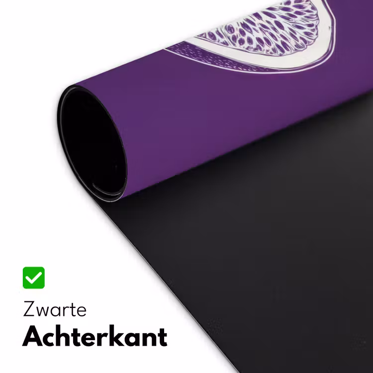 Bureau onderlegger - Passievrucht - Zaadjes - Paars - Minimalistisch — 4