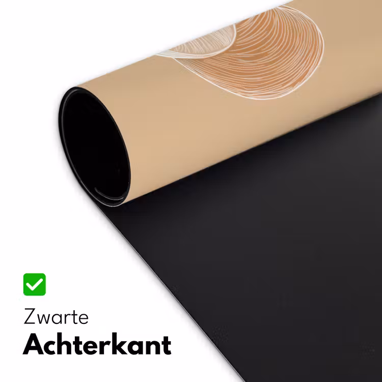 Bureau onderlegger - Perzik - Lijntekening - Pit - Beige — 4