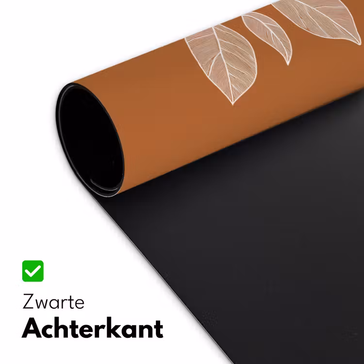 Bureau onderlegger - Sinaasappel - Getekend - Bladeren - Bruin — 4