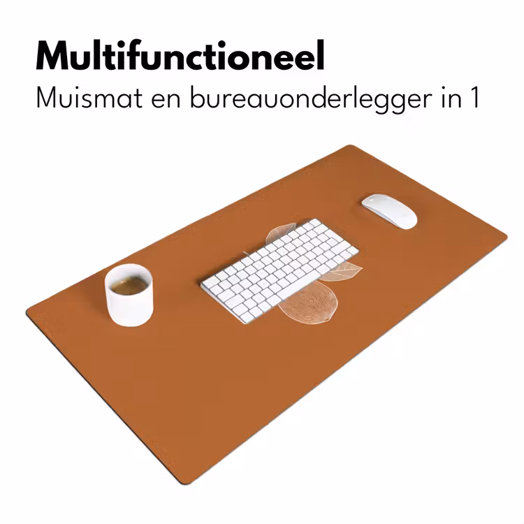 Bureau onderlegger - Sinaasappel - Getekend - Bladeren - Bruin — 6