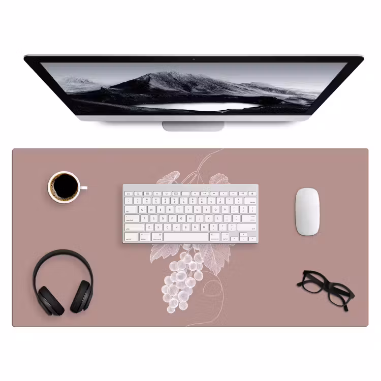 Bureau onderlegger - Tros - Druiven - Illustratie - Bladeren — 3