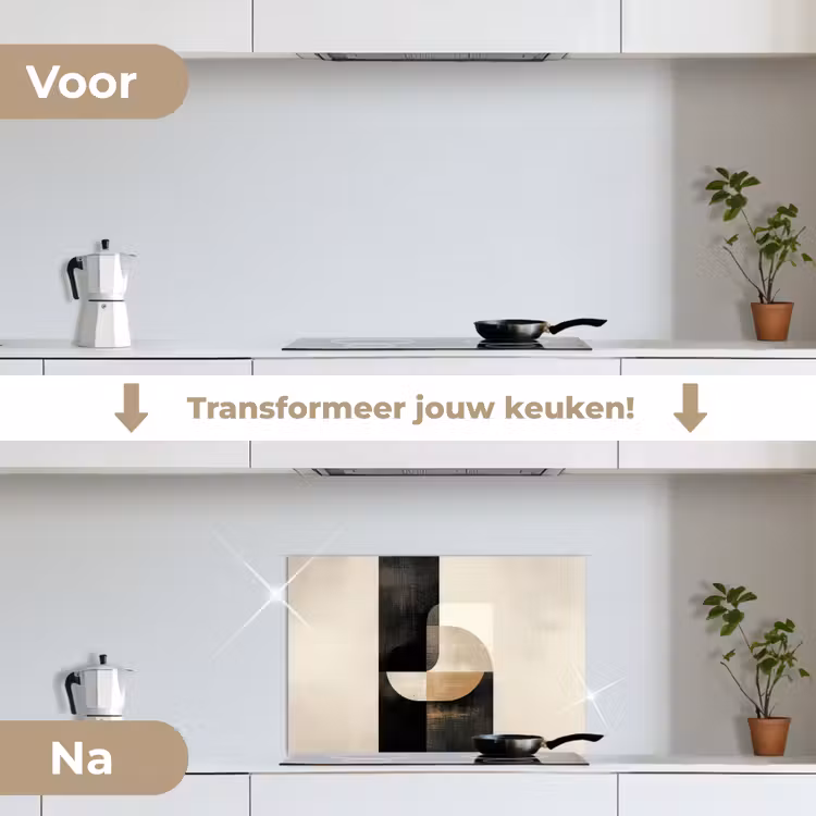 Spatscherm keuken - Modern - Vierkant - Vormen — 3
