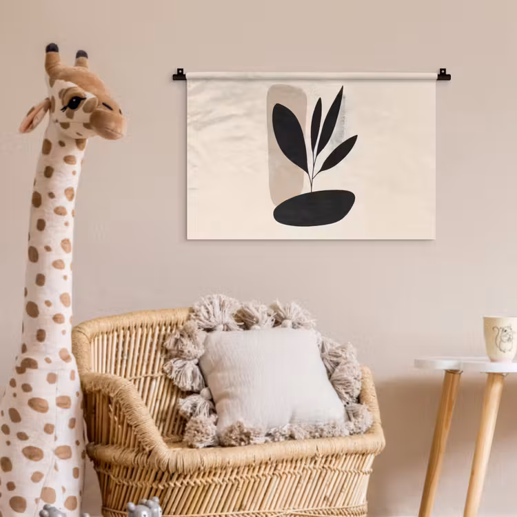 Wandkleed - Plant - Beige - Japandi — 5