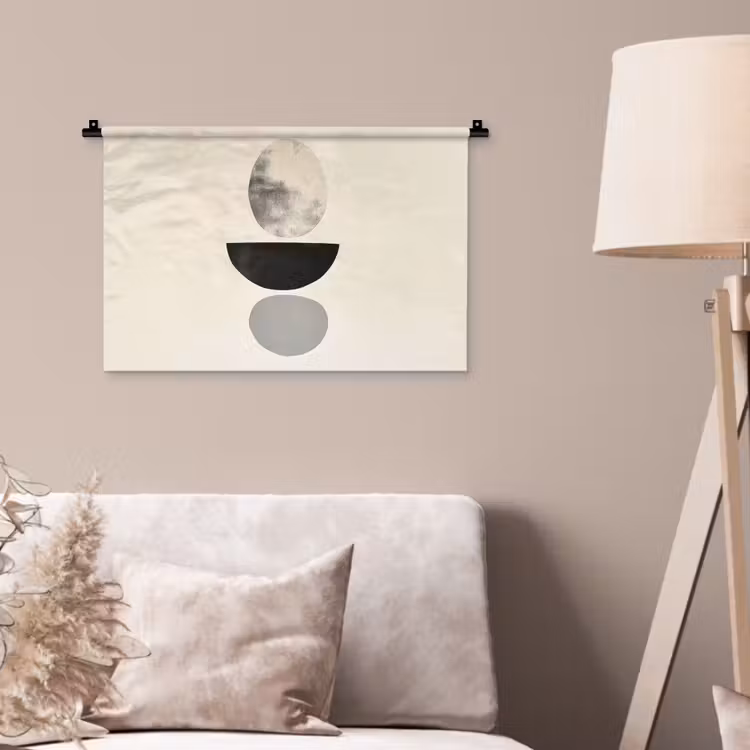 Wandkleed - Beige - Japandi - Wabi sabi — 2