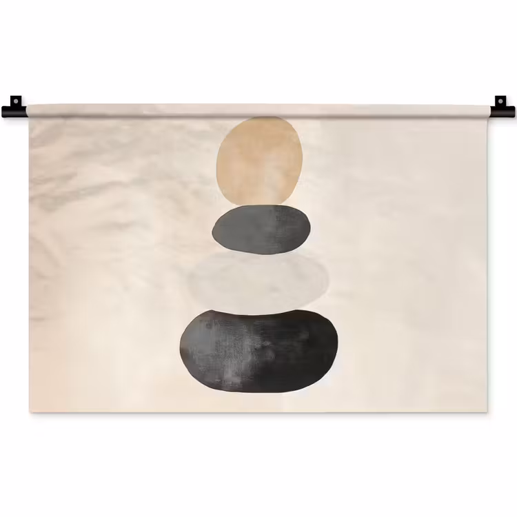 Wandkleed - Japandi - Wabi sabi - Beige — 1