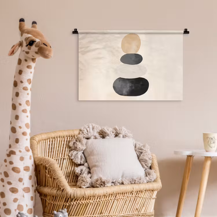 Wandkleed - Japandi - Wabi sabi - Beige — 5