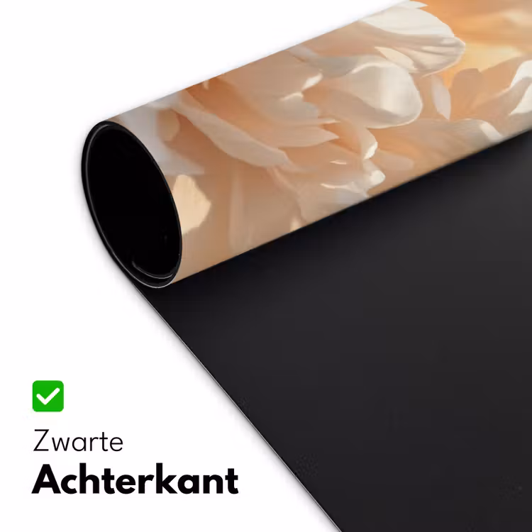 Bureau onderlegger - Close up - Pioenroos - Lichtroze — 4