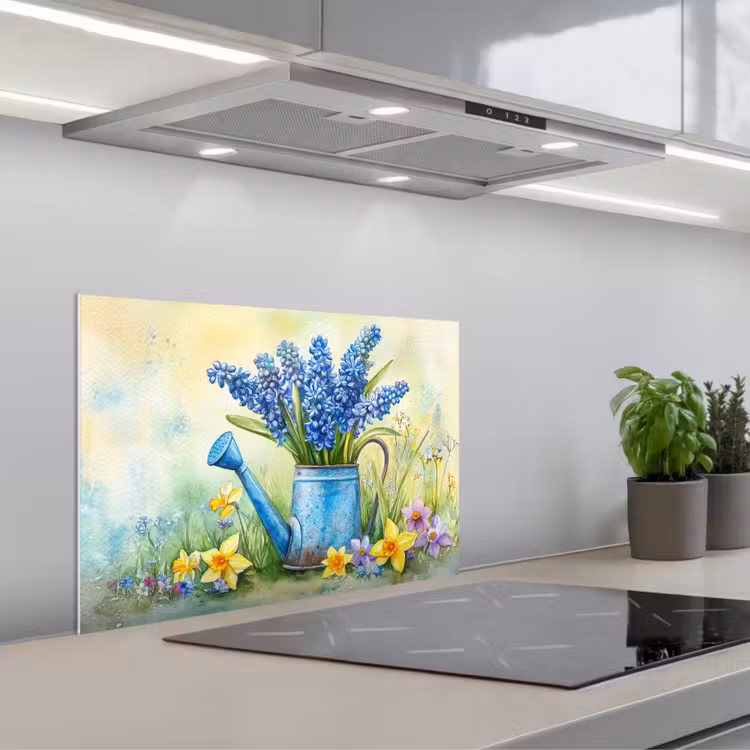 Spatscherm keuken - Gieter - Lavendel - Bloesems — 5