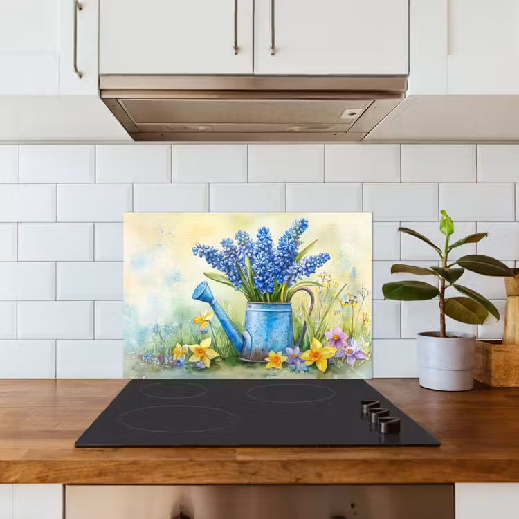 Spatscherm keuken - Gieter - Lavendel - Bloesems — 6