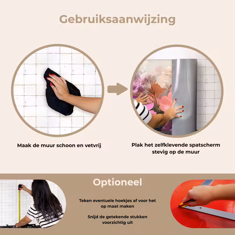 Spatscherm keuken - Bloemen - Kleurrijk - Bloei — 8