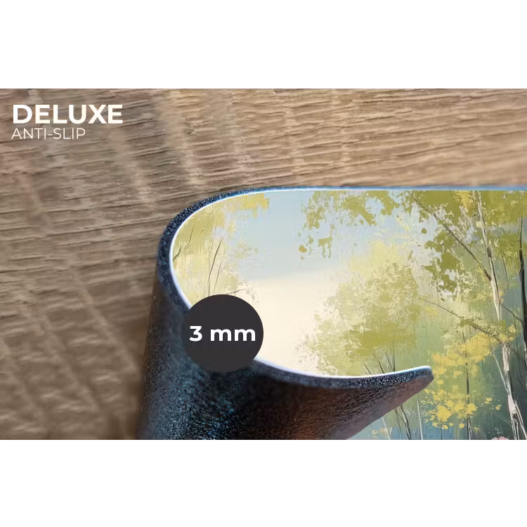 Placemat - 6 stuks - Bos - Schilderstijl - Kleurrijk — 4
