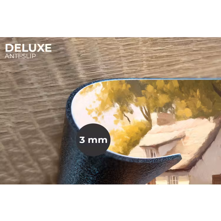Placemat - 6 stuks - Huisje - Hout - Bloemen — 4