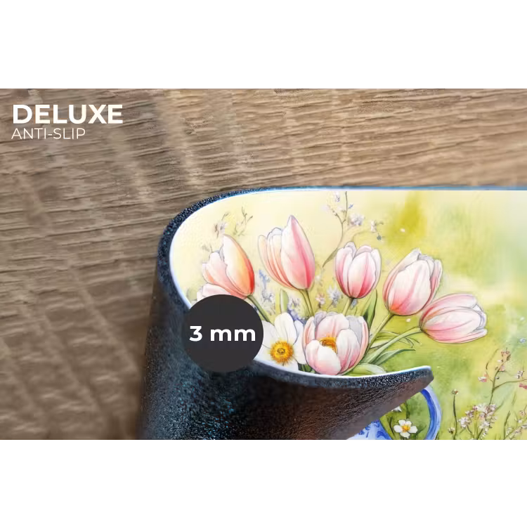 Placemat - 6 stuks - Vaas - Delftsblauw - Madeliefjes — 4
