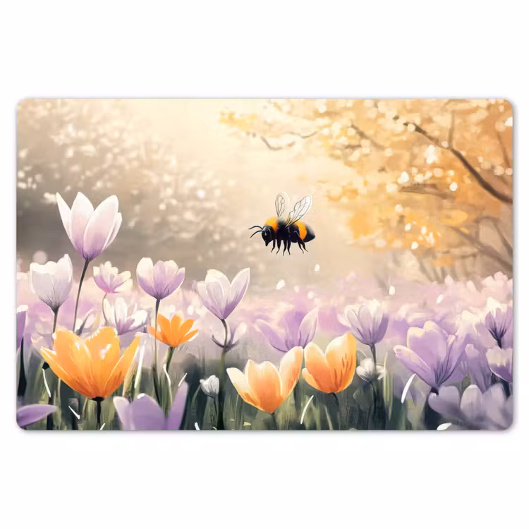 Placemat - 6 stuks - Viooltjes - bij - Zonlicht — 7