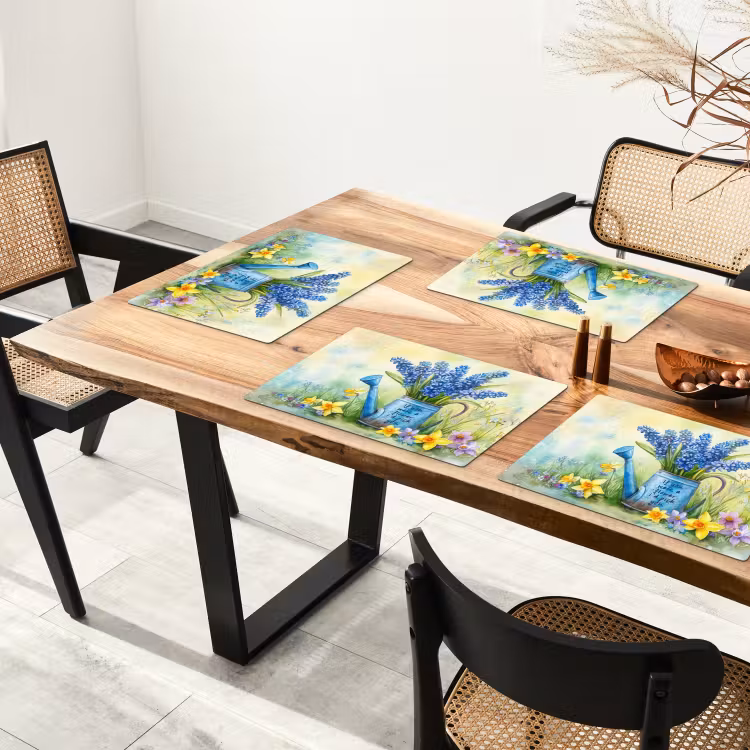 Placemat - 6 stuks - Lavendelbloemen - Quote - Gieter — 5