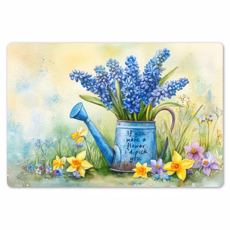 Placemat - 6 stuks - Lavendelbloemen - Quote - Gieter — 7