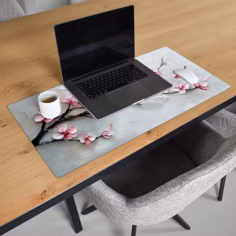 Bureau onderlegger - Bloesem - Kunstzinnig - Roze - Sakura — 2