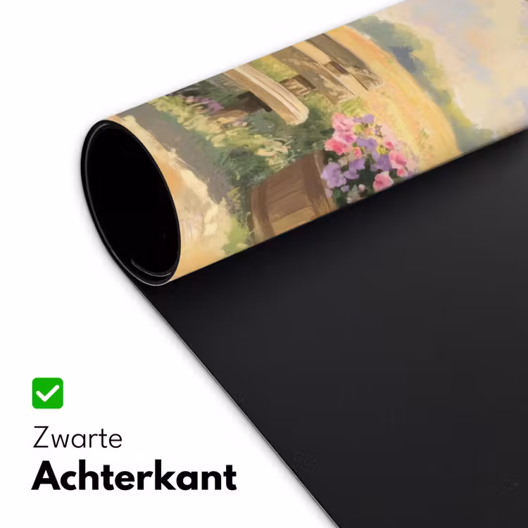 Bureau onderlegger - Houten bankje - Bloempotten - Landschap — 4