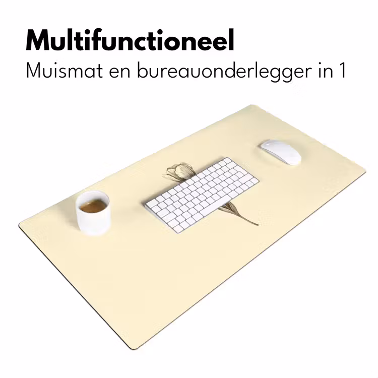Bureau onderlegger - Illustratie - Tulp - Zwart — 6