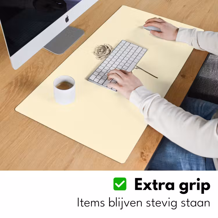Bureau onderlegger - Illustratie - Zwart - Roos — 5