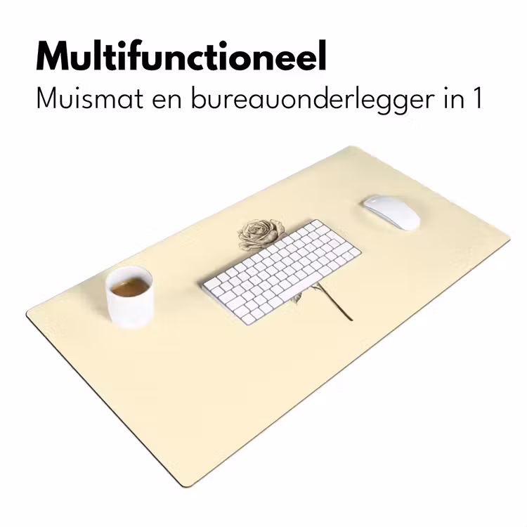 Bureau onderlegger - Illustratie - Zwart - Roos — 6