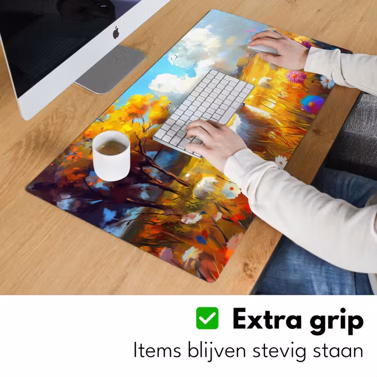 Bureau onderlegger - Schaap - Weide - Bloemen — 5