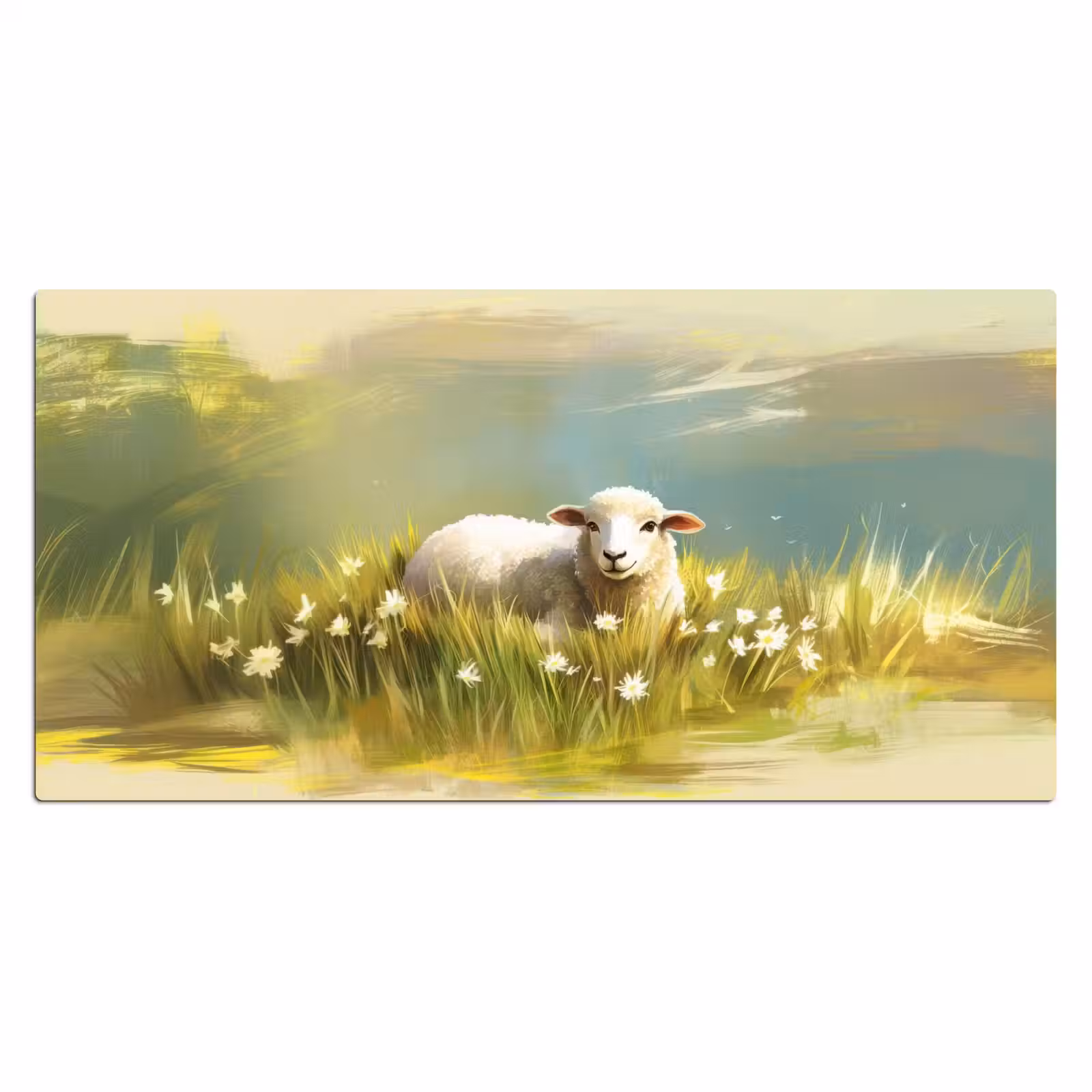 Bureau onderlegger - Schaap - Weide - Groen — 1