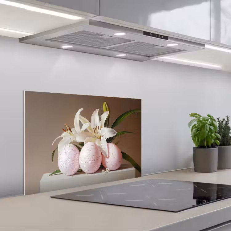Spatscherm keuken - Lelies - Eieren - Pasen — 5