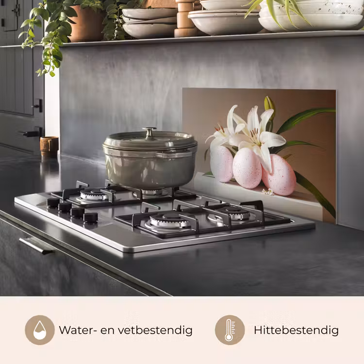 Spatscherm keuken - Lelies - Eieren - Pasen — 7