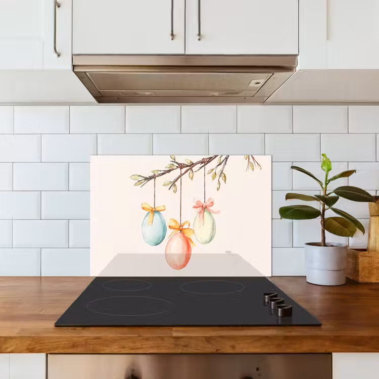 Spatscherm keuken - Paastak - Strikje - Eieren — 6