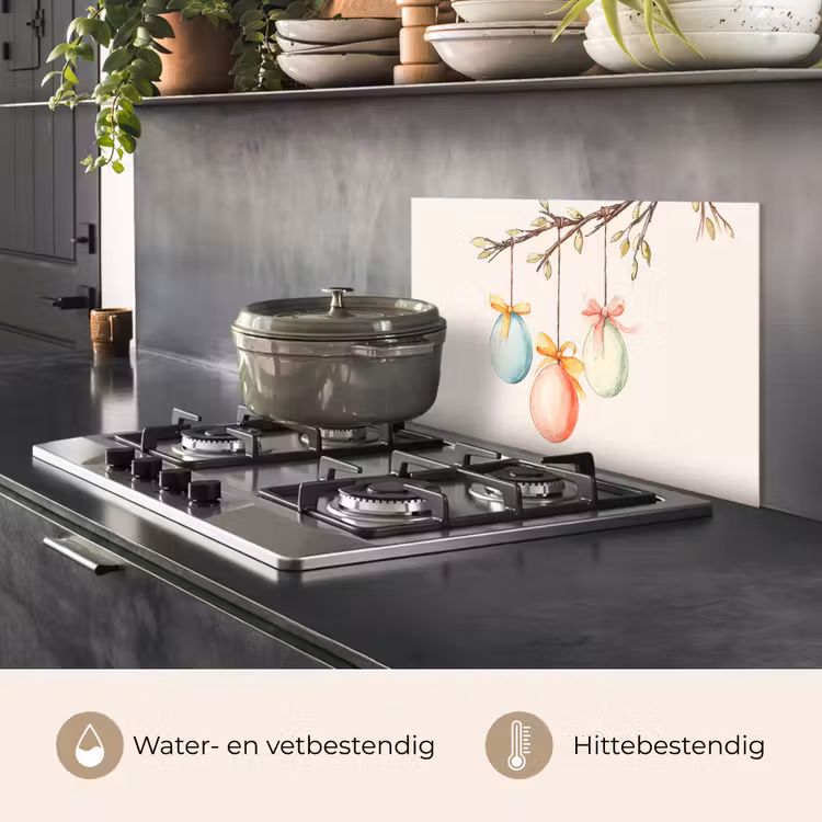 Spatscherm keuken - Paastak - Strikje - Eieren — 7