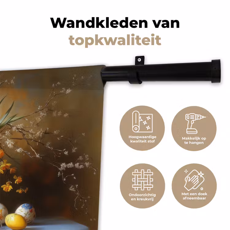 Wandkleed - Paaseieren - Stilleven - Vaas — 3
