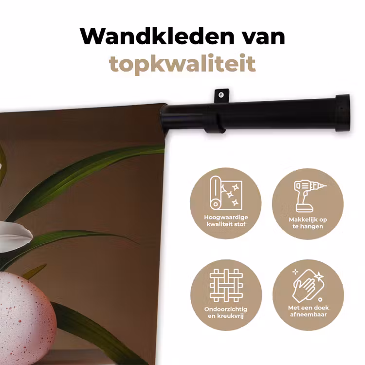 Wandkleed - Lelies - Eieren - Pasen — 3