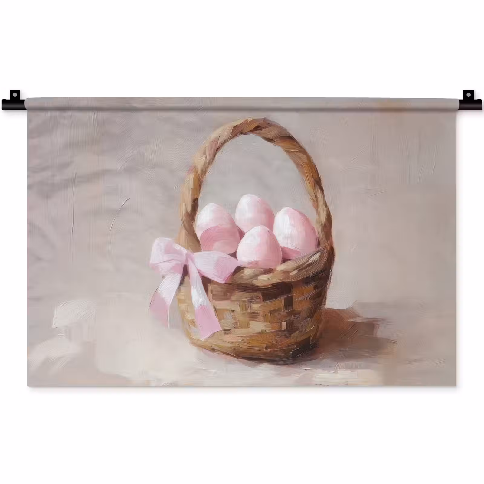 Wandkleed - Mand - Eieren - Roze — 1