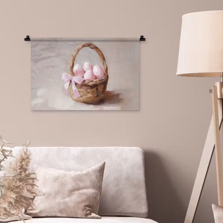 Wandkleed - Mand - Eieren - Roze — 2