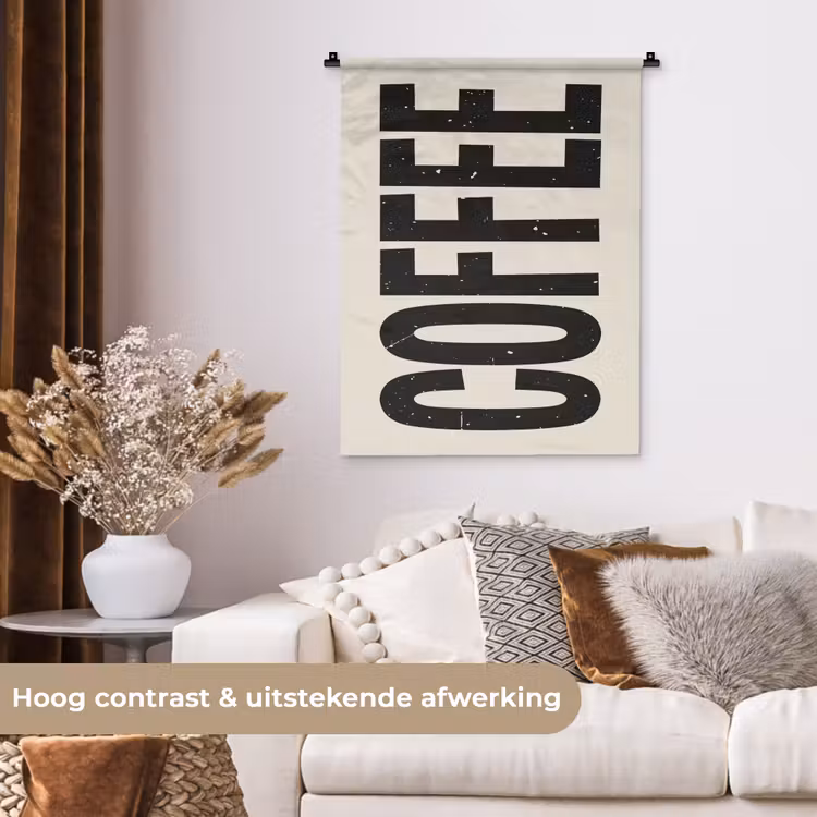 Wandkleed - Japandi - Koffie - Decoratie - Vintage — 5