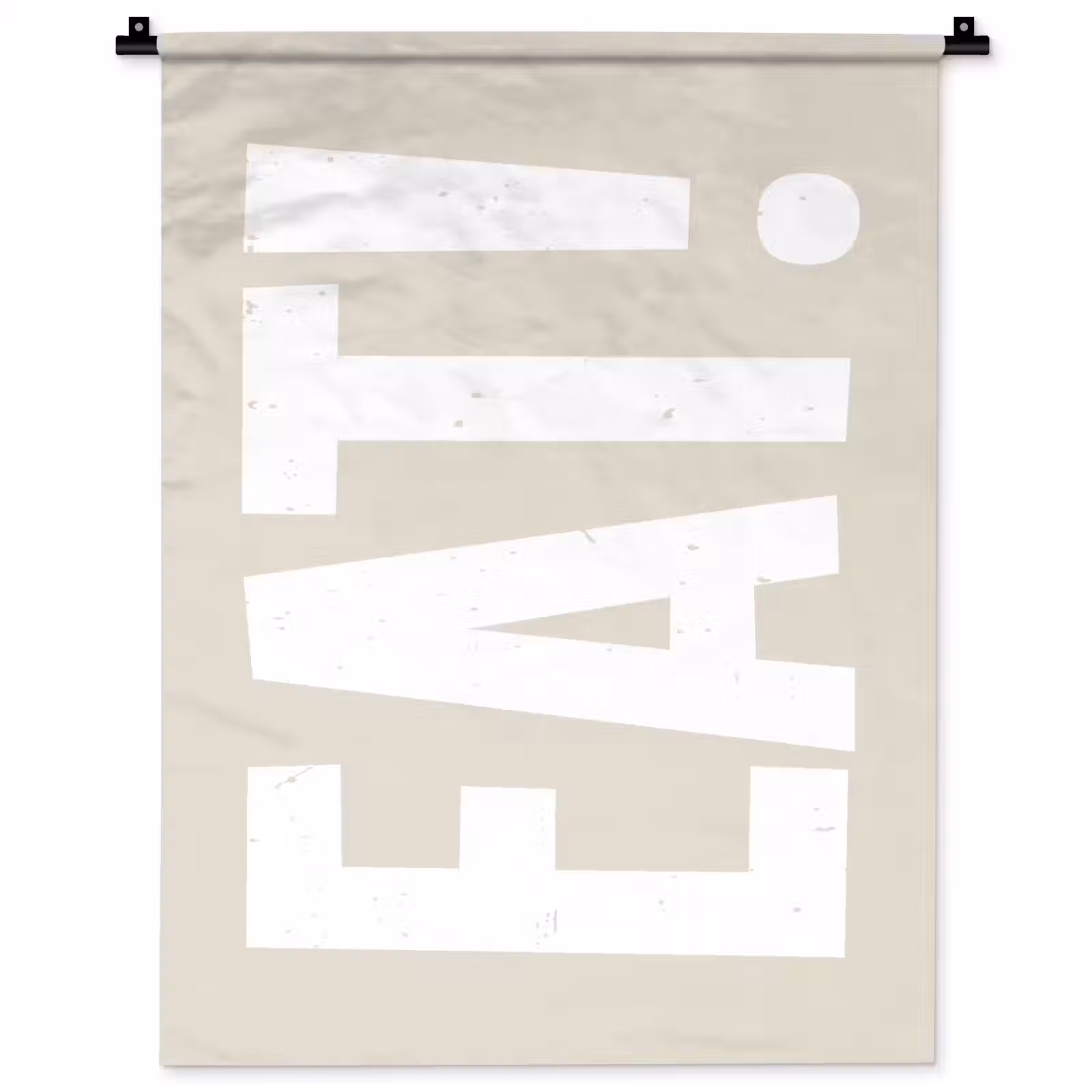 Wandkleed - Eten - Decoratie - Beige - Wit — 1