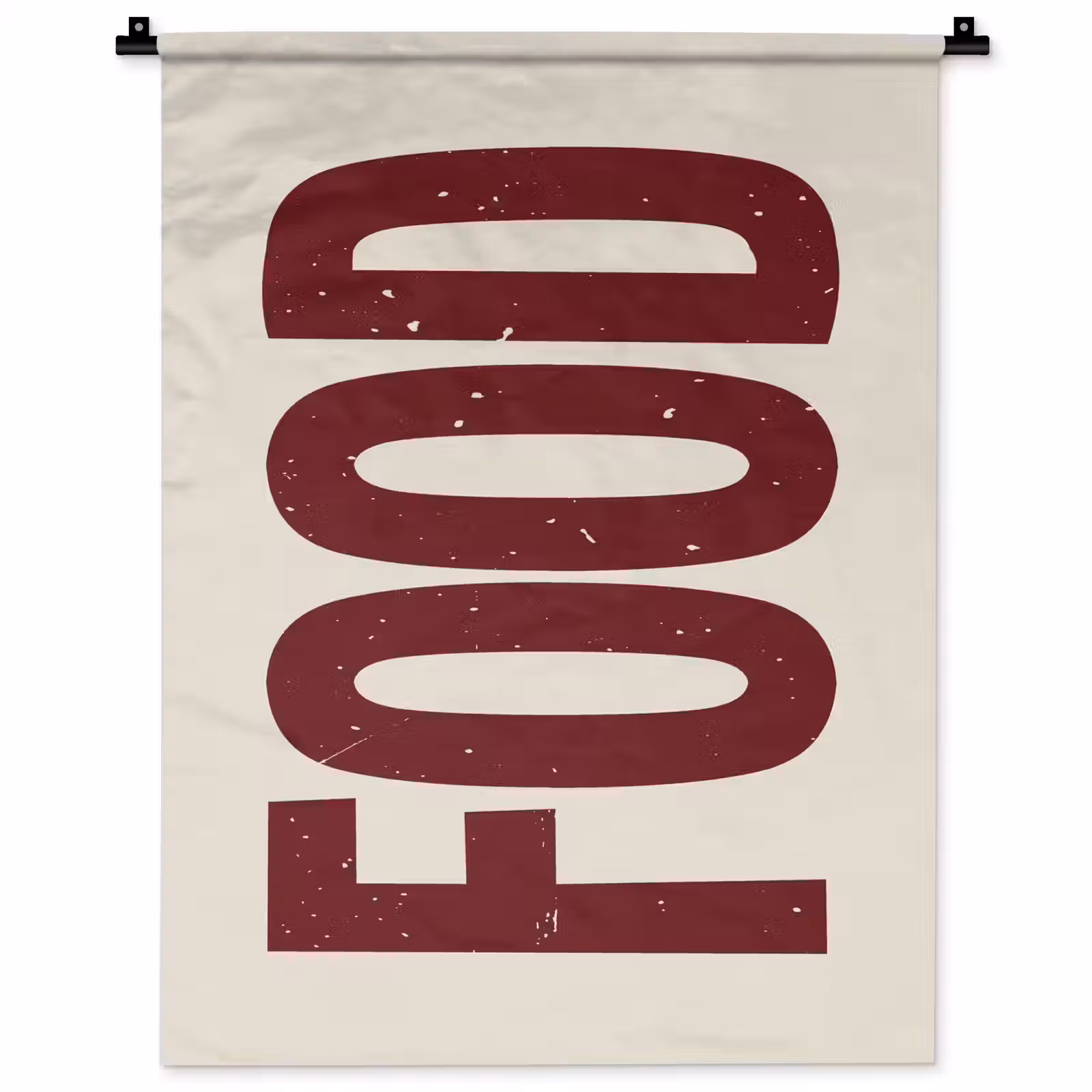 Wandkleed - Eten - Japandi - Rood - Decoratie — 1