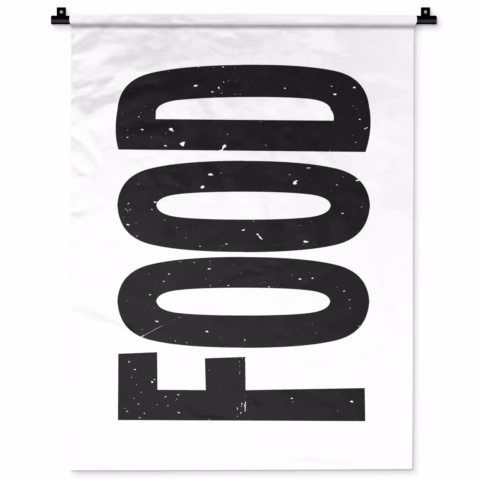 Wandkleed - Food - Zwart - Wit - Decoratie — 1