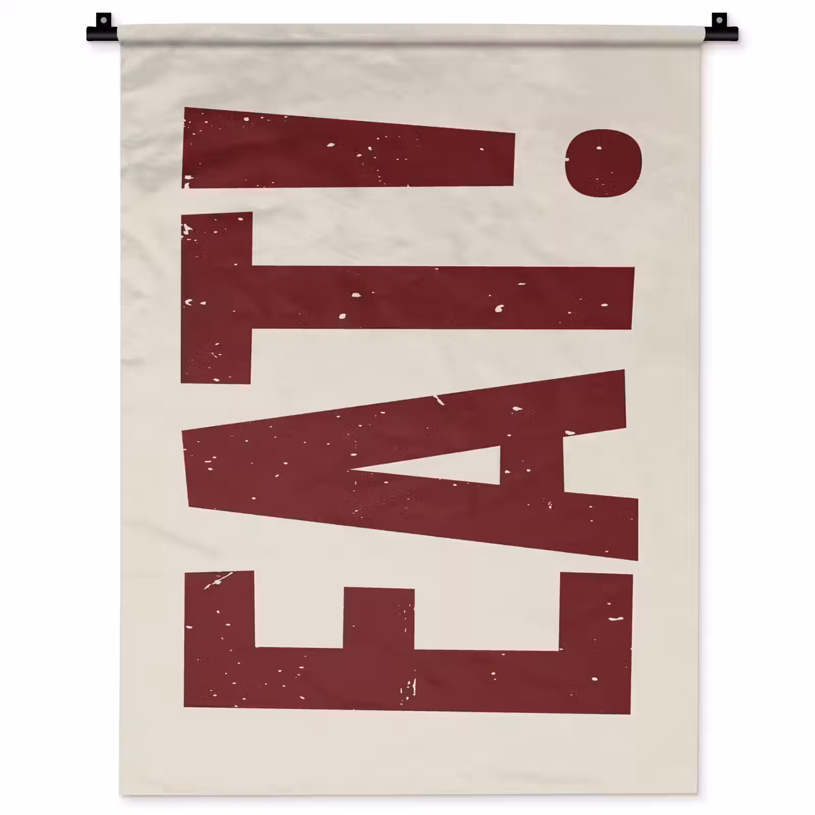 Wandkleed - Red - Eten - Vintage - Decoratie — 1