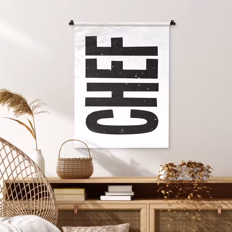 Wandkleed - Chef - Japandi - Decoratie - Vintage — 4