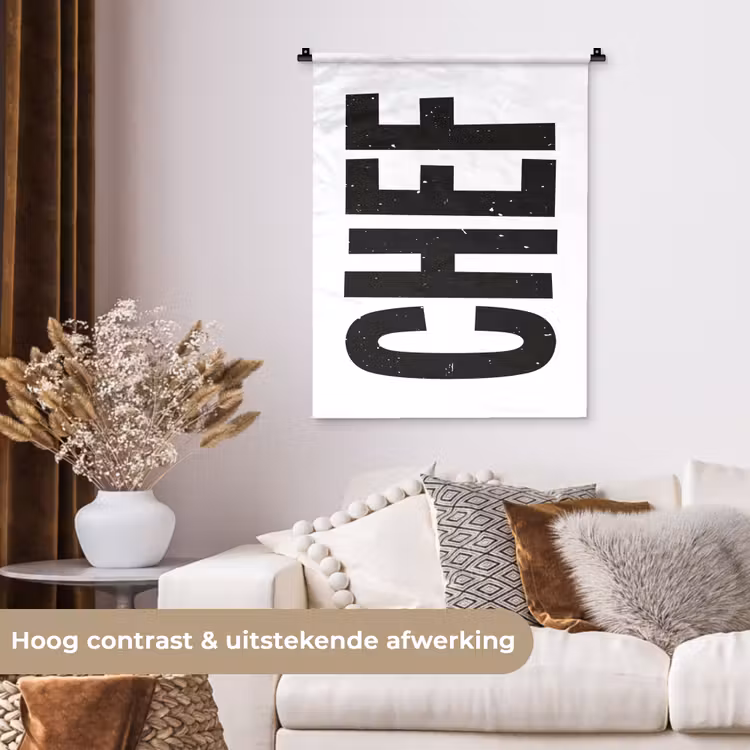 Wandkleed - Chef - Japandi - Decoratie - Vintage — 5