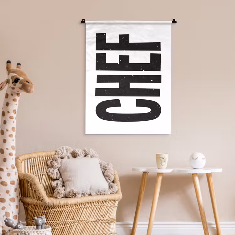 Wandkleed - Chef - Japandi - Decoratie - Vintage — 6