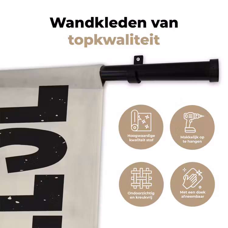 Wandkleed - Kaas - Decoratie - Beige - Cheese — 3