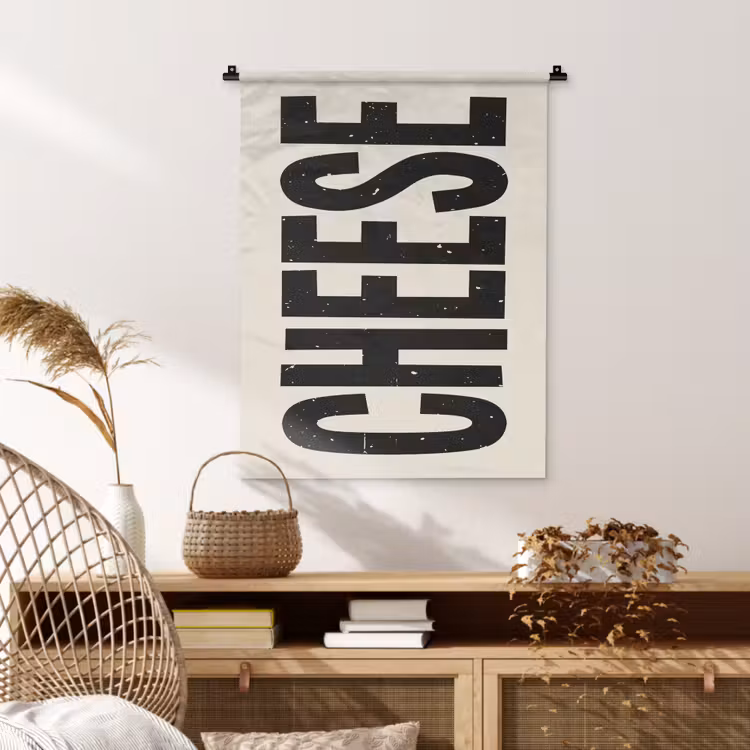 Wandkleed - Kaas - Decoratie - Beige - Cheese — 4